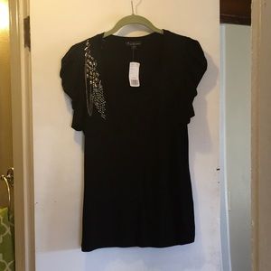Forever 21 Black Cotton Blouse L